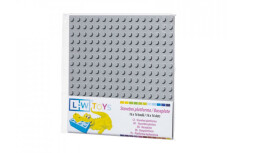 L-W Toys Oboustranná deska 16x16 světle šedá